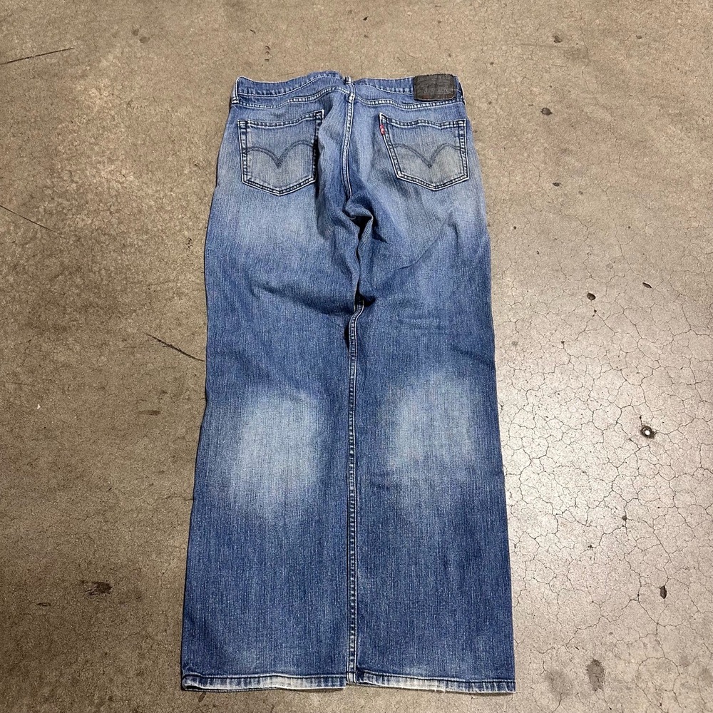Levi's Mens Pants Size 36x32 Blue Wide Leg Baggy 5 Pocket Relaxed Vintage - Picture 2 of 8